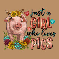 Western Just Girl Who Loves Pigs Vintage Hoodie | Teevron