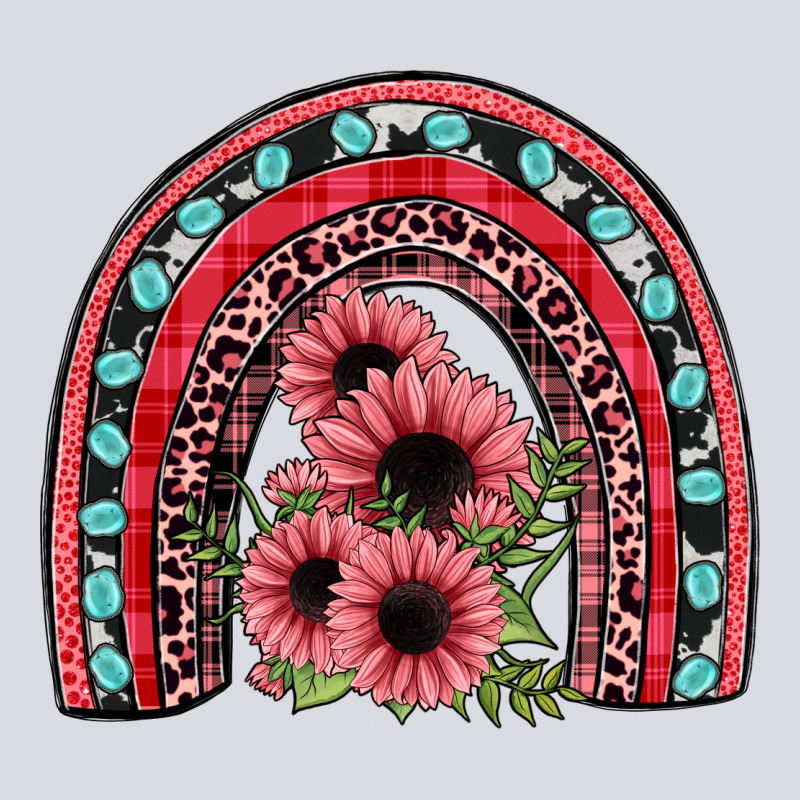 Valentines Sunflower Rainbow Zipper Hoodie by JahusDesignShop | Teevron