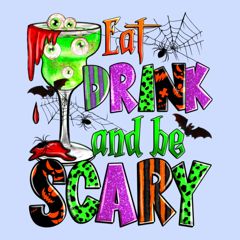Eat Drink And Be Scary Urban Heavy Tee by Zillion Design Studio | Teevron
