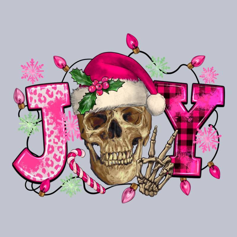 Pink Christmas Joy Skeleton Premium Hoodie by NancyCooperArtShop | Teevron