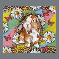 Watercolor Easter Bunny With Daisy Heavyweight Sweatshirt | Teevron