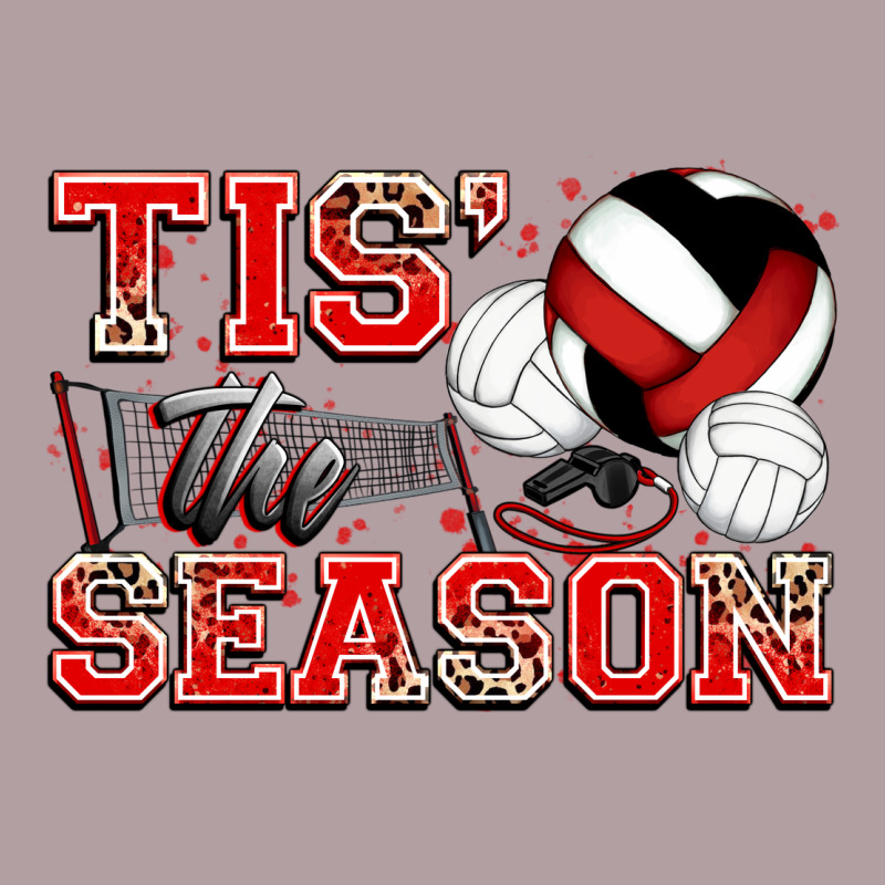Tis' The Season Volleyball Vintage Hoodie by Zillion Design Studio | Teevron