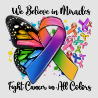 We Believe In Miracles Fight Cancer In All Colors Premium Sweatshirt | Teevron