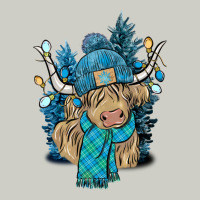 Winter Long Haired Cow Heavyweight Hoodie | Teevron
