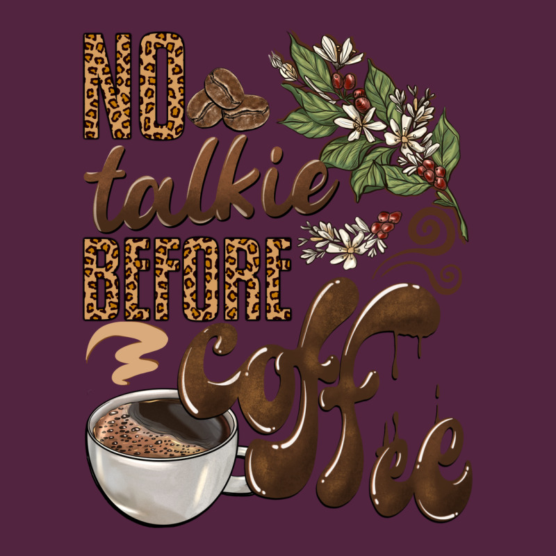 No Talkie Before Coffee Urban Hoodie by BarkalooDesign | Teevron