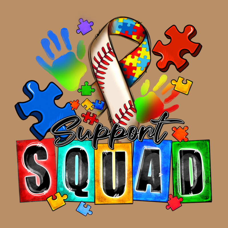 Baseball Support Squad Autism Vintage Hoodie by Zillion Design Studio | Teevron