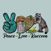 Peace Love Raccoon Heavy Core Tee | Teevron