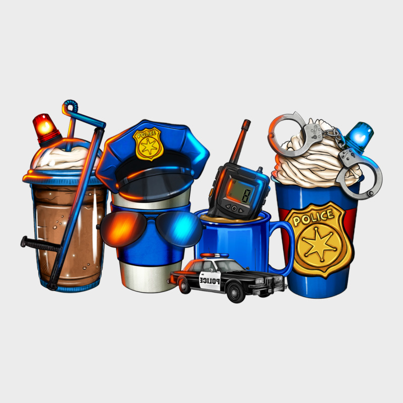 Police Coffee Urban Hoodie by Jasminsmagicworld | Teevron