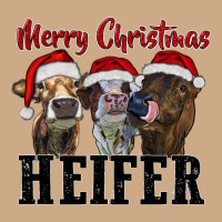 Merry Christmas Heifers Vintage Hoodie | Teevron