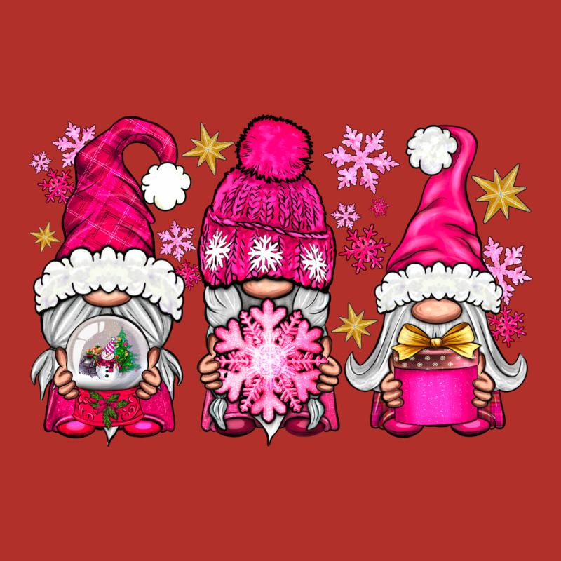 Pink Christmas Winter Gnomes Premium Hoodie by NancyCooperArtShop | Teevron