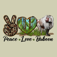 Leopard Peace Love Baboon Heavy Core Tee | Teevron