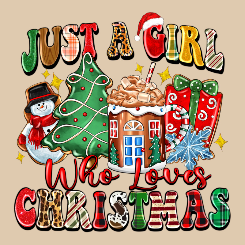 Just A Girl Who Loves Christmas Heavyweight Sweatshirt by Zillion Design Studio | Teevron