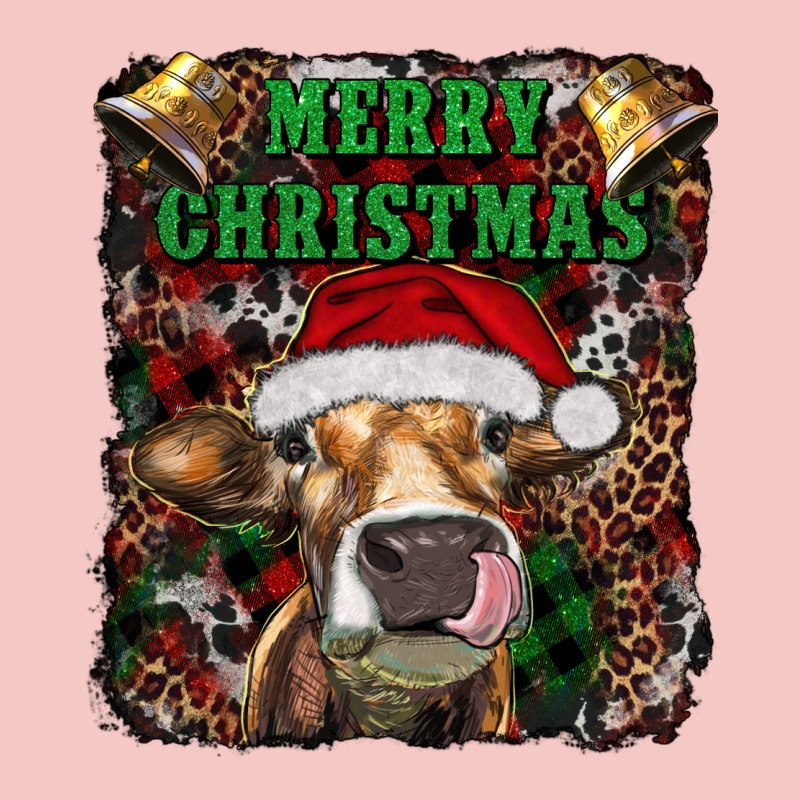 Merry Christmas Heifer With Cowbells Urban Heavy Tee by RanaPortraitStore | Teevron