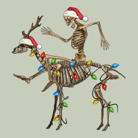 Skeleton Deer Santa Long Sleeve Tee | Teevron