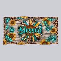 Blessed With Sunflower And Gemstone Heavyweight Sweatshirt | Teevron