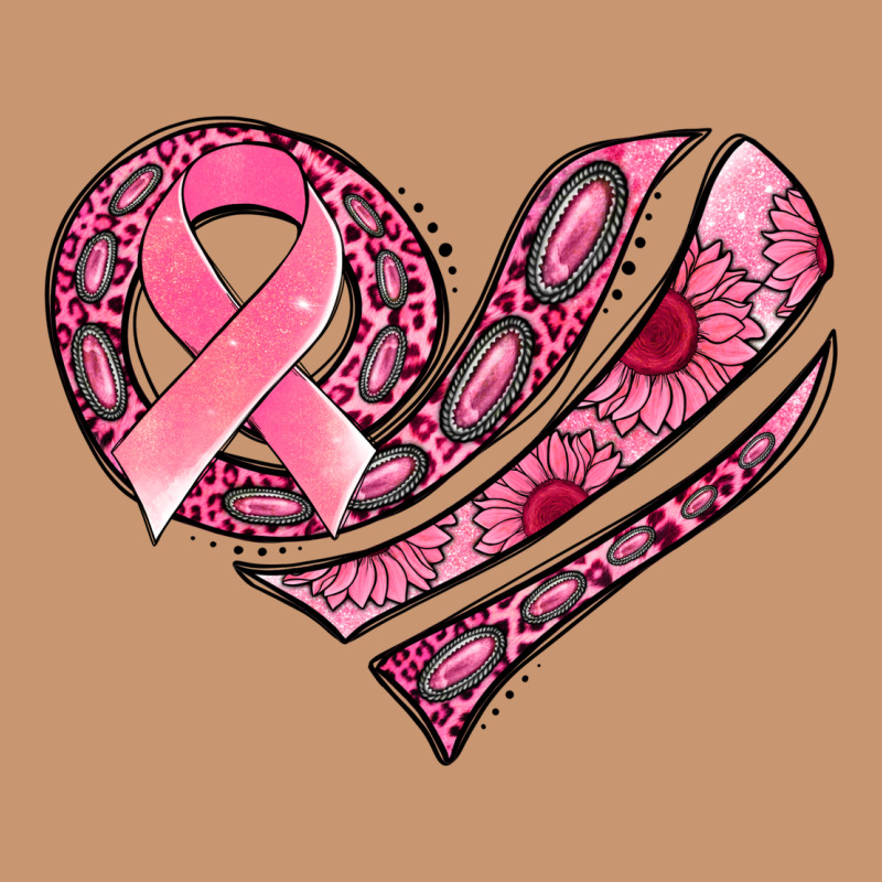 Breast Cancer Awareness Heart Heavyweight Hoodie by Jasminsmagicworld | Teevron