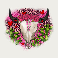 Bull Skull Cactus Valentines Zipper Hoodie | Teevron
