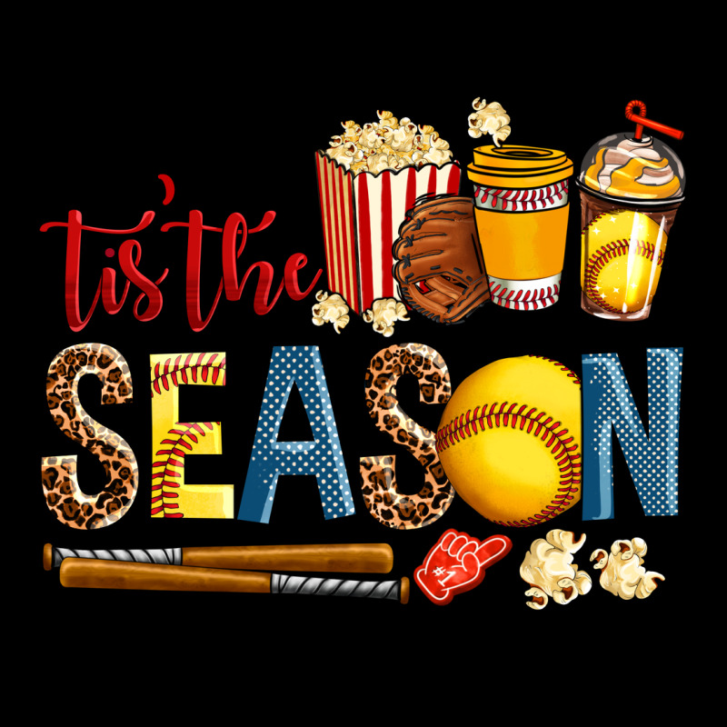 Tis The Season Softball Long Sleeve Tee by AdoDesignShop | Teevron