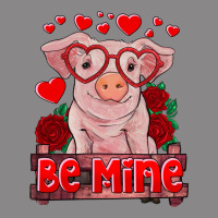 Be Mine Valentine's Day Baby Pig Vintage Tee | Teevron