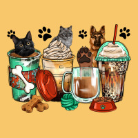German Shepherd Black And Grey Cat Coffee Cups Vintage Hoodie | Teevron