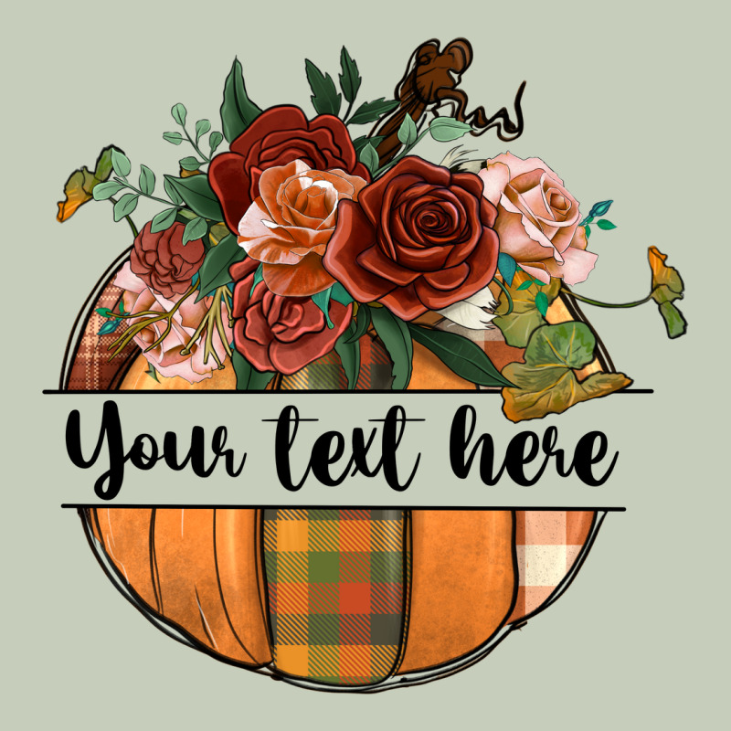 Preview Customize Floral Pumpkin Classic Tee by BundleAndBundleShop | Teevron