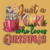 Pink Just A Girl Who Loves Christmas Premium Hoodie | Teevron