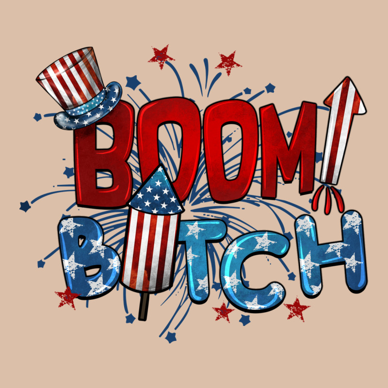Boom Bitch 4th Of July Urban Heavy Tee by BarkalooDesign | Teevron