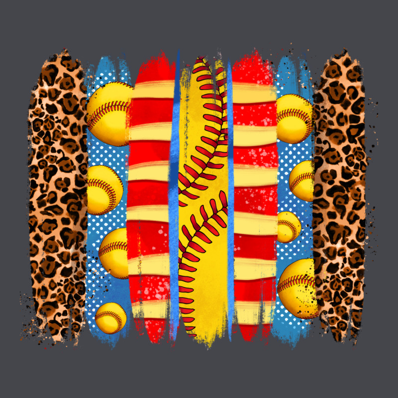 Softball  Brushstrokes Long Sleeve Tee by AdoDesignShop | Teevron