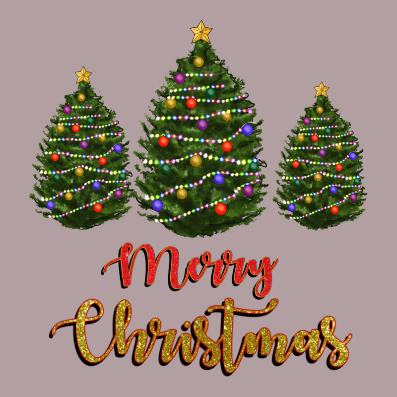 Merry Christmas Trees Vintage Hoodie by RanaPortraitStore | Teevron