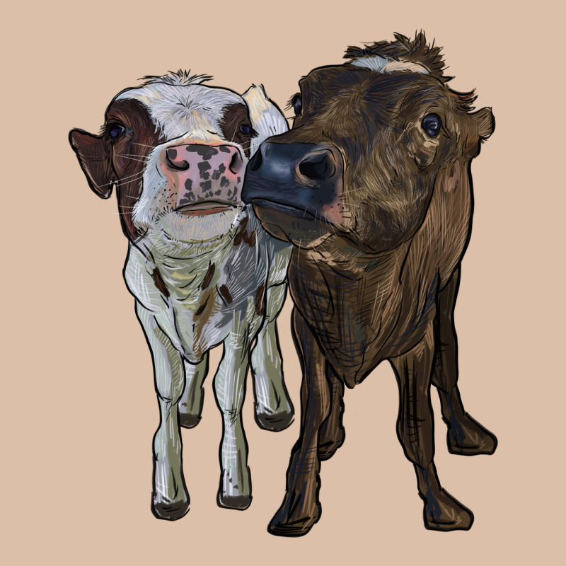 Two Heifer Cows Urban Heavy Tee by RanaPortraitStore | Teevron
