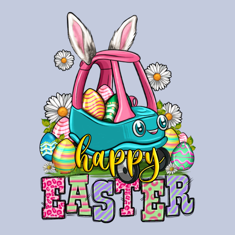 Happy Easter Toddler Car Long Sleeve Tee by OliviaCreatesArt | Teevron