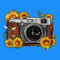 Sunflower Bee Vintage Camera Classic Tee | Teevron