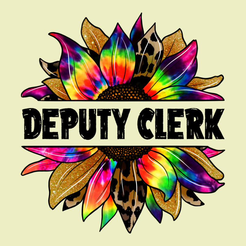 Deputy Clerk Tie Dye Sunflower Urban Hoodie by Jasminsmagicworld | Teevron