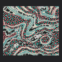 Pink And Turquoise Cowhide And Leopard Vintage Tee | Teevron