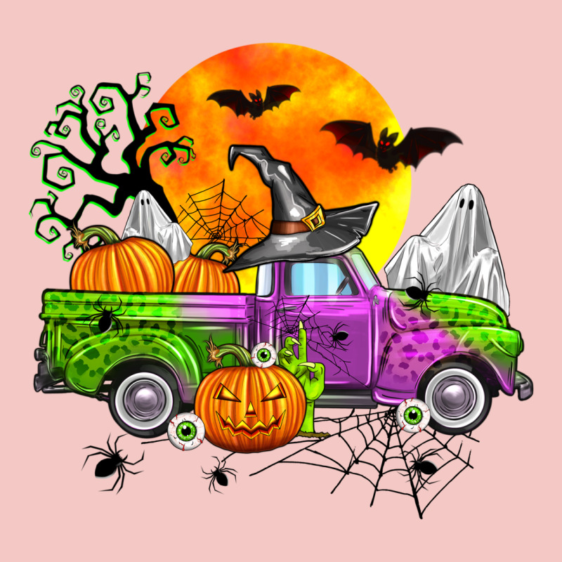 Halloween Farm Truck Urban Heavy Tee by Zillion Design Studio | Teevron