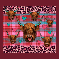 Highland Cow Valentines Zipper Hoodie | Teevron