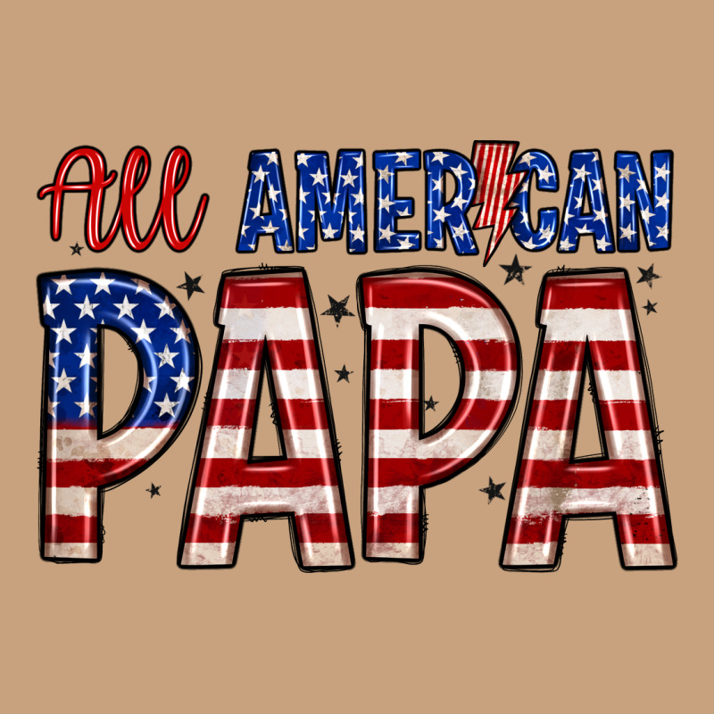 All American Papa Vintage Tee by Zillion Design Studio | Teevron