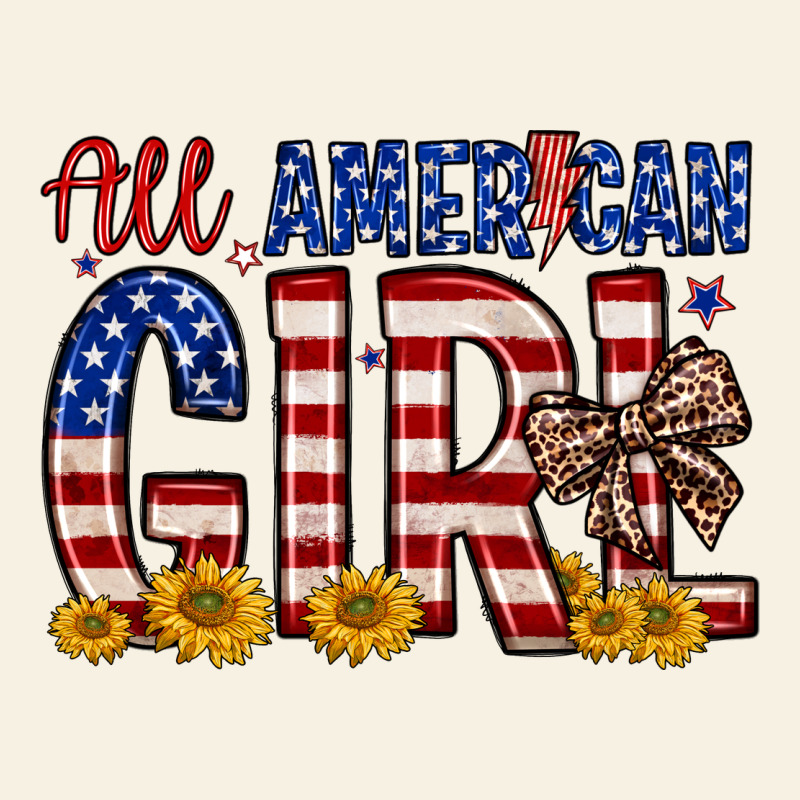 All American Girl Vintage Tee by Zillion Design Studio | Teevron
