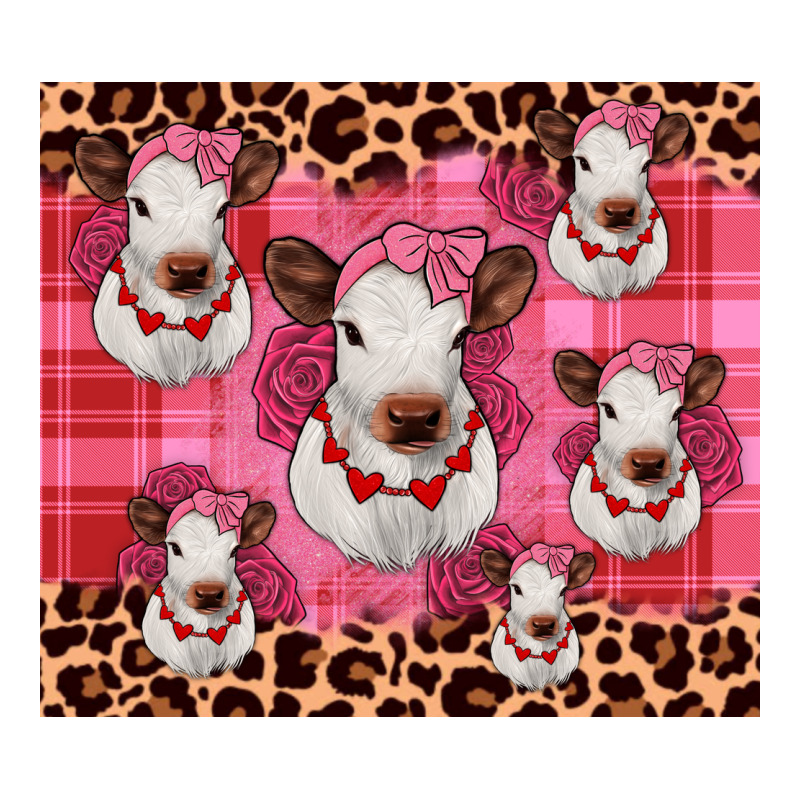 Calf Valentines Tumbler Zipper Hoodie by JahusDesignShop | Teevron