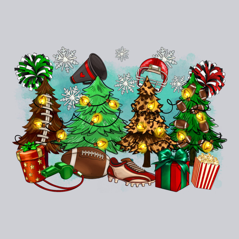Christmas Trees With Football Heavyweight Sweatshirt by Zillion Design Studio | Teevron