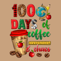 100 Days Of Coffee And Chaos Vintage Tee | Teevron