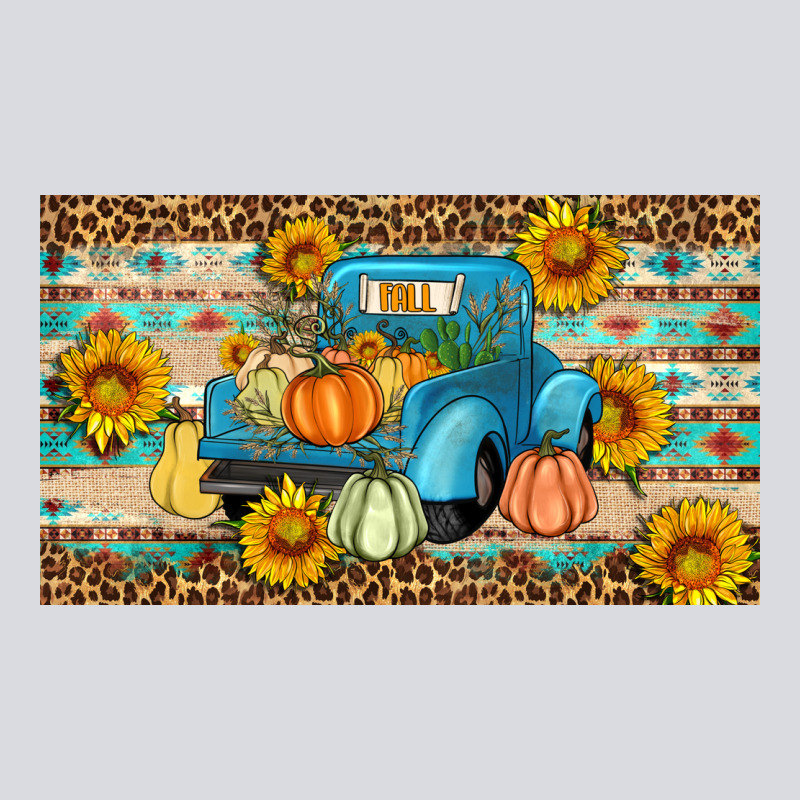 Fall Truck Sunflowers Zipper Hoodie by Artiststas | Teevron