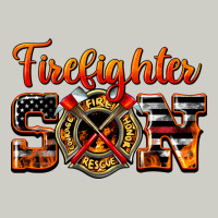 American Flag Firefighter Son Heavyweight Hoodie | Teevron