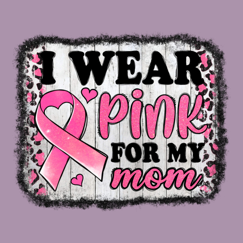 I Wear Pink For My Mom Breast Cancer Awareness Heavyweight Hoodie by Jasminsmagicworld | Teevron
