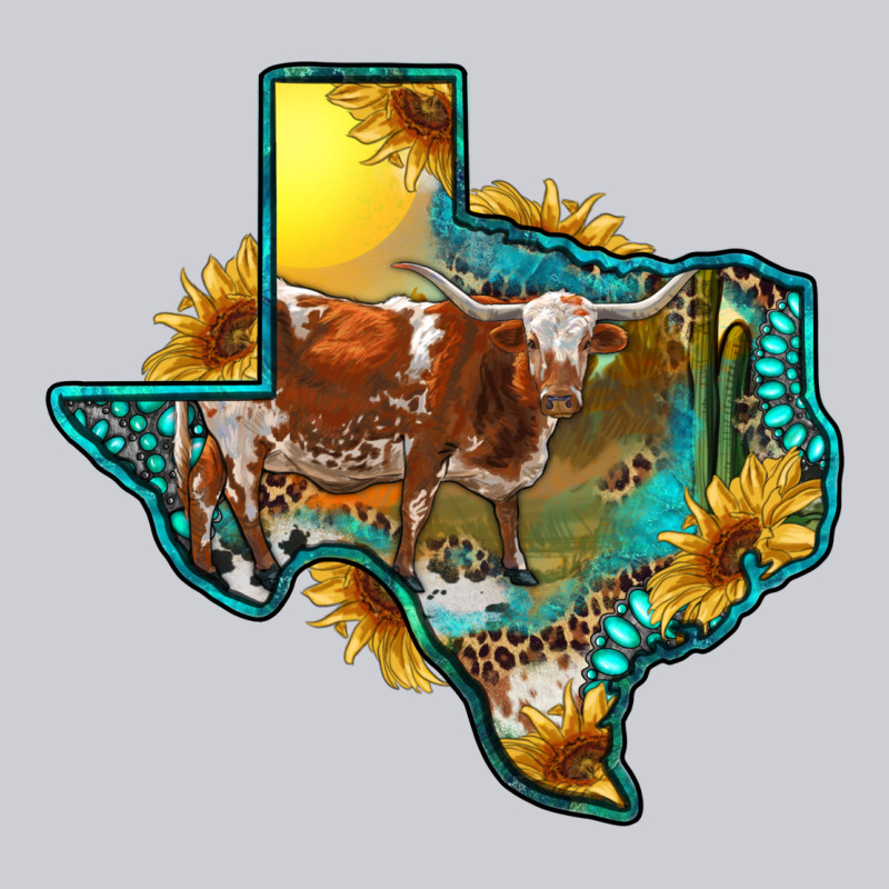 Western Texas Map With Longhorn Bull Heavyweight Sweatshirt by RanaPortraitStore | Teevron