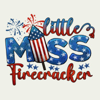 Little Miss Firecracker 4th Of July Urban Heavy Tee | Teevron