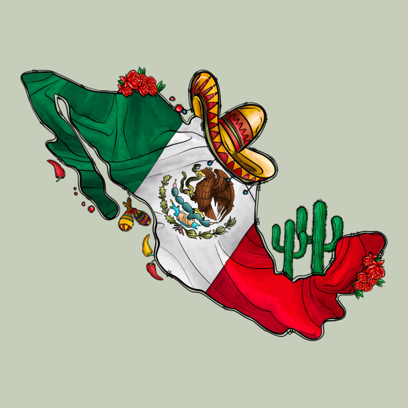 Mexico Long Sleeve Tee by CowhideDigitalArt | Teevron