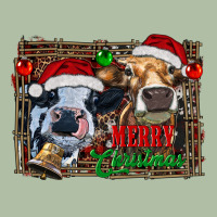 Merry Christmas Heifers Urban Heavy Tee | Teevron