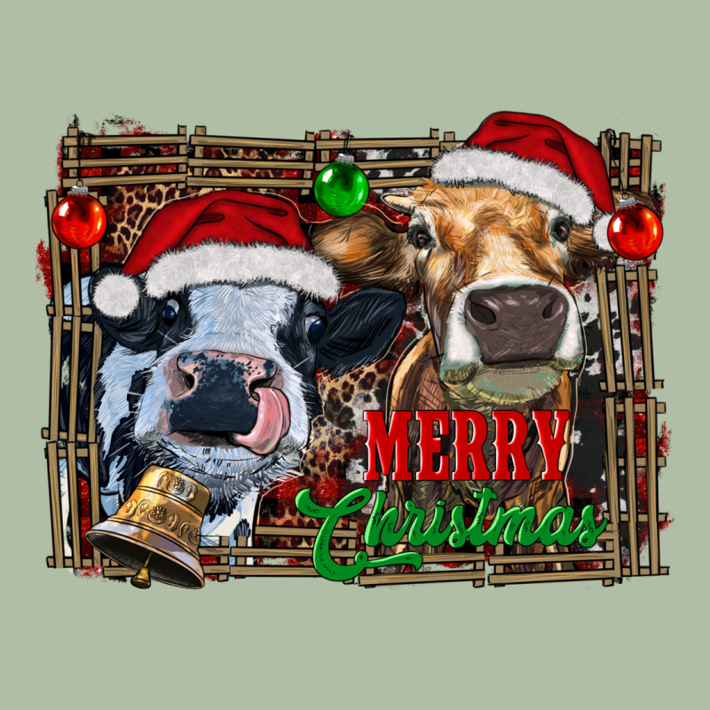 Merry Christmas Heifers Urban Heavy Tee by RanaPortraitStore | Teevron