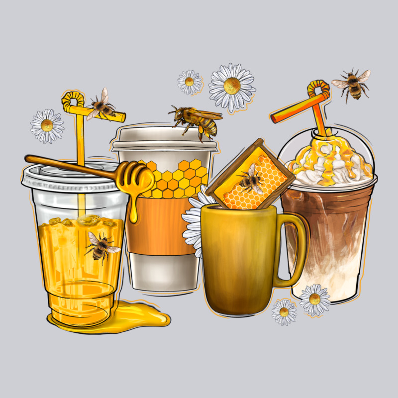 Coffee Cups Bumble Bee Heavyweight Sweatshirt by texasbilliewilder | Teevron